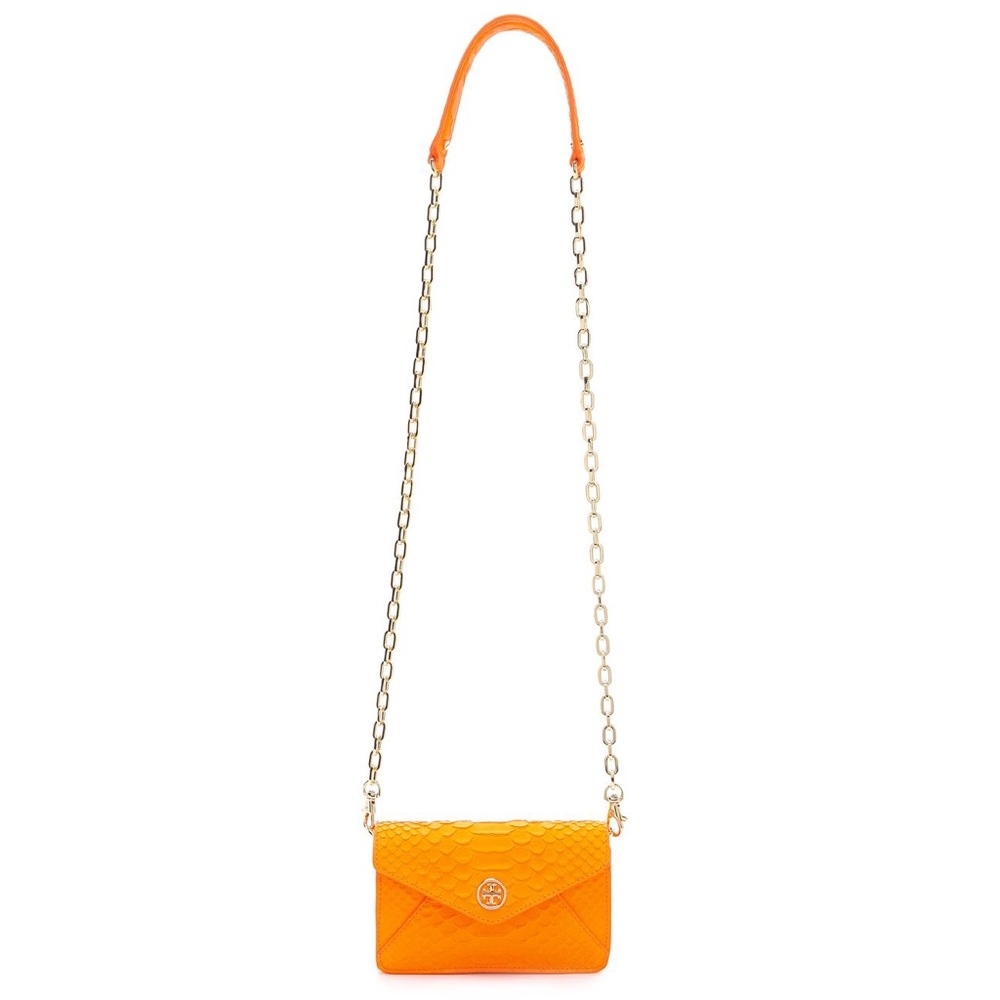 Rare orange Tory Burch purse - Picture 3 of 12